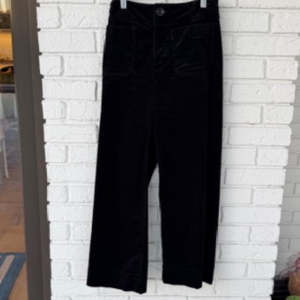 Maeve Collette Black CorduroyPants